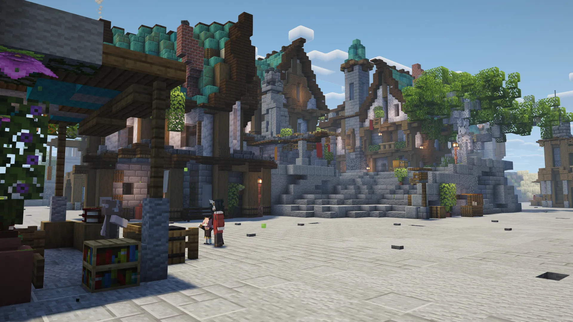 Détail du nouveau spawn vu à hauteur de joueur.